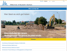 Tablet Screenshot of neustadt-sachsen.de